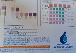 Wasserwerte in 3073 Stössing am 11.09.2023