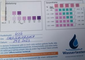 Wasserwerte in 4554 Oberschlierbach am 29.08.2023