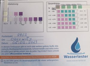 Wasserwerte in 8832 Oberwölz am 05.02.2023