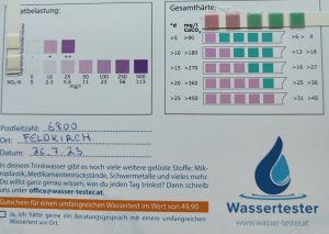 Wasserwerte in 6800 Feldkirch am 26.07.2023