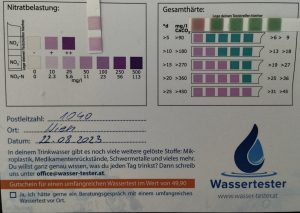 Wasserwerte in 1040 Wien am 22.08.2023