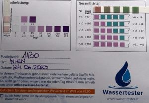 Wasserwerte in 1130 Wien am 24.06.2023
