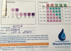 Wasserwerte in 9504 Villach am 11.04.2023