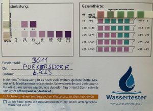 Wasserwerte in 3002 Purkersdorf am 06.09.2023