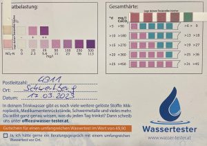Wasserwerte in 4311 Schwertberg am 17.03.2023