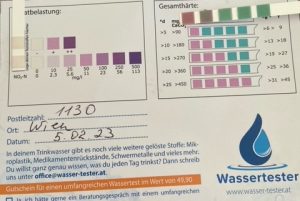 Wasserwerte in 1130 Wien am 05.02.2023